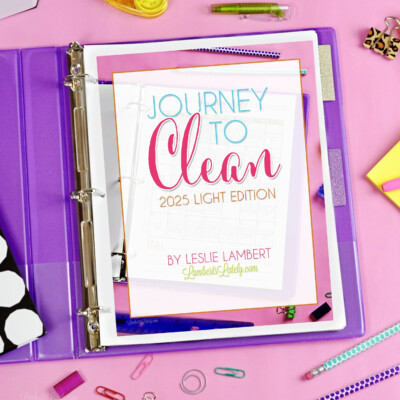journey to clean 2025 light in a notebook.