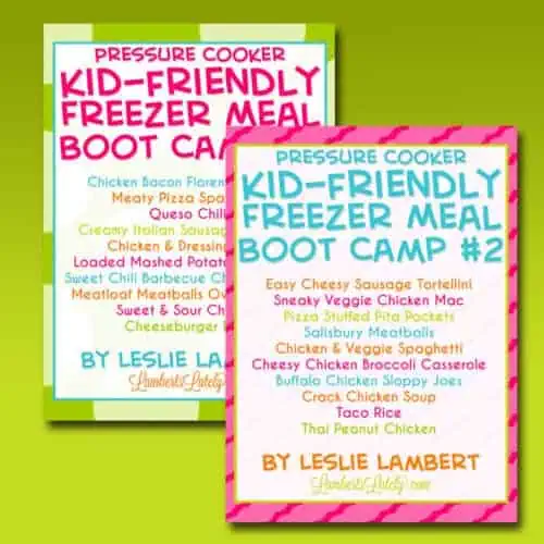 covers for kid-friendly freezer meal boot camps 1-2.