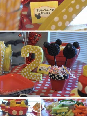 mickey mouse clubhouse party collage.