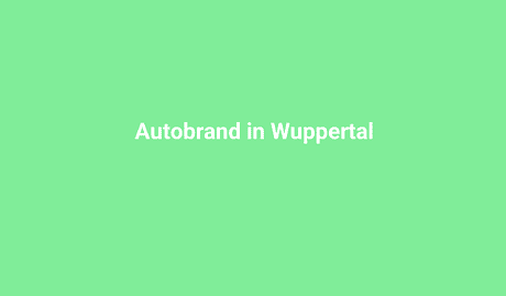 Autobrand in Wuppertal, Lindweiler, Autobeschriftung, moderne Fahrzeugwerbung, professionelle Autogestaltung.