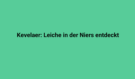 Alttag: Archäologische Funde eines Skeletts bei der Leichenentdeckung in der Niers, Kevelaer, Deutschland.