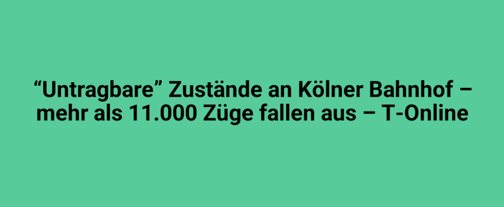 Untragbare Zustände am Kölner Bahnhof, zahlreiche ausgefallene Züge, Nahverkehr, Bahnpersönlichkeiten, Bahnstreik, Störungen, Zugausfälle, Bahnverkehr, Köln, Bahnhofsprobleme, Bahnhofschaos, Lokomotiven, Reisende.