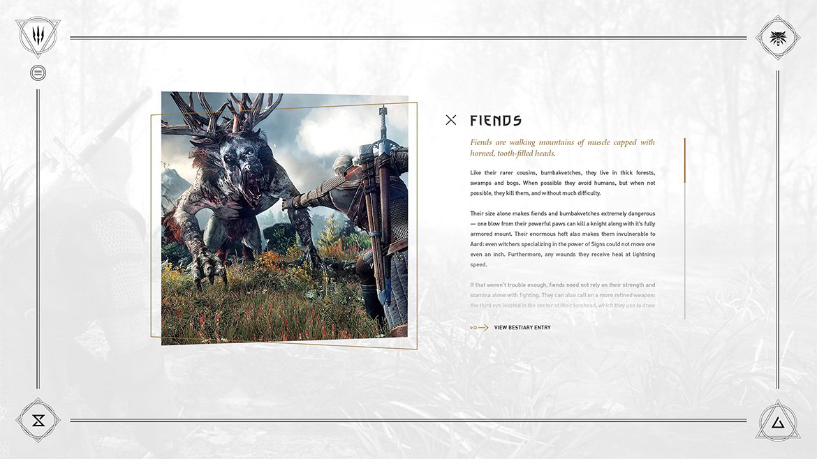 A majestic stag with large antlers standing in a grassy field, accompanied by a person in medieval-style clothing.