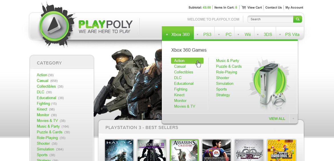 A group of soldiers in tactical gear holding weapons, with a green and white PlayPoly logo in the top left corner.