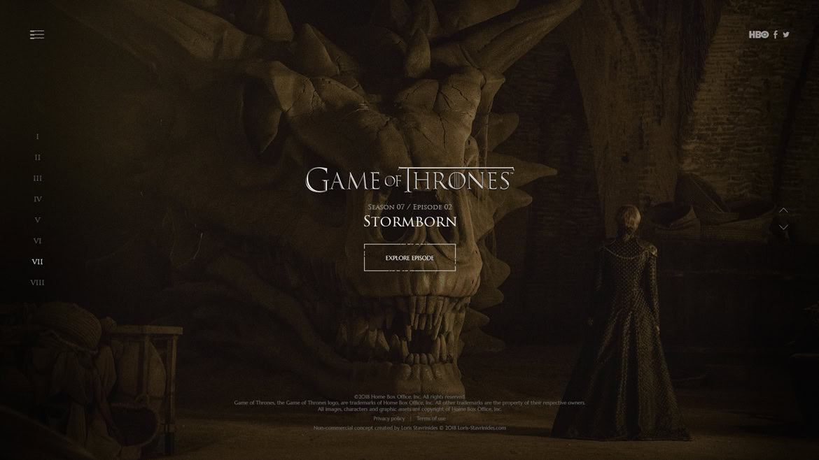 A large dragon sculpture with a person in medieval costume standing nearby in a dark, cavernous setting.