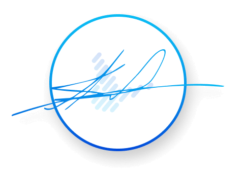 A spinning top with colourful lines and patterns on a white background.