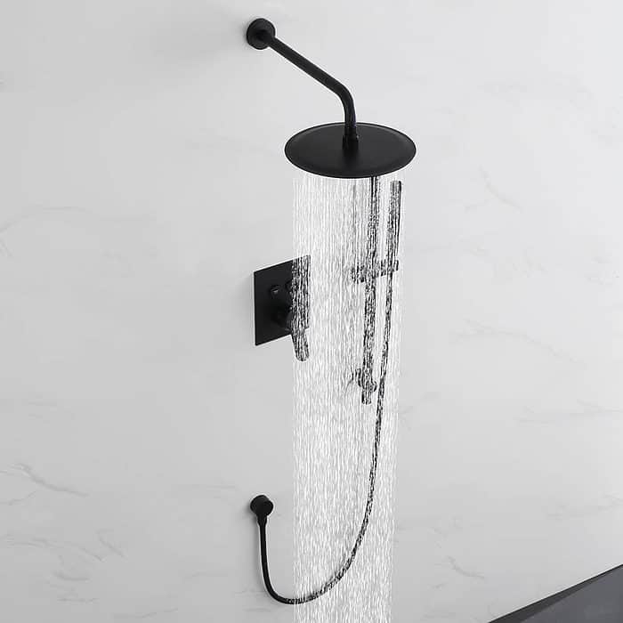 Hot and cold concealed shower set - 2 functions - Image 2