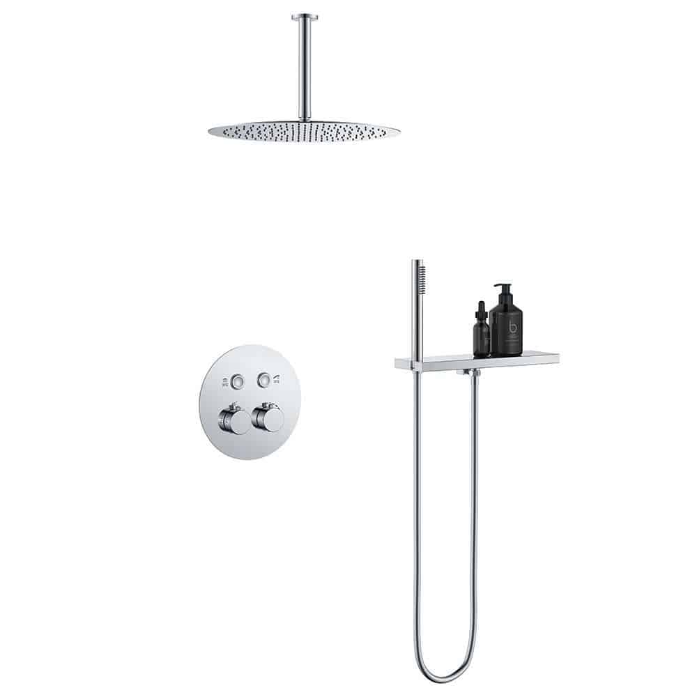 2 way concealed thermostatic shower set - chrome - SC722A 22 01 1