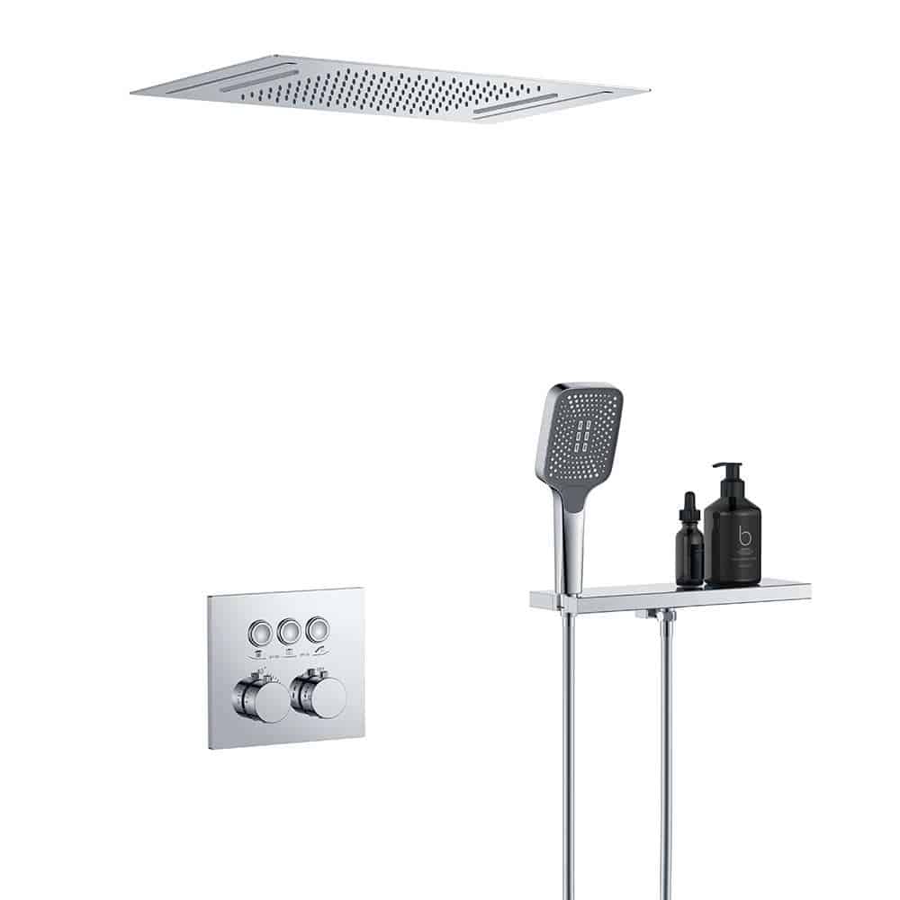 3 way concealed thermostatic shower- chrome - SC723A 23 01 1