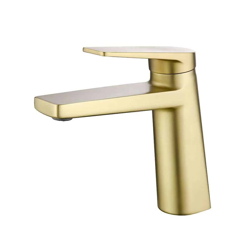 Brushed gold mono basin mixer tap - B625A 01 30 1