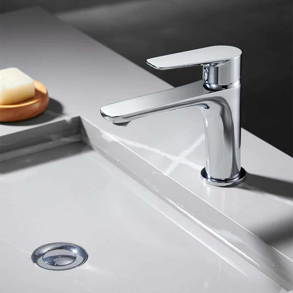Chrome single mixer bathroom tap - B648 01