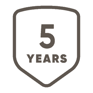 5 years warranty icon 5 years warranty icon