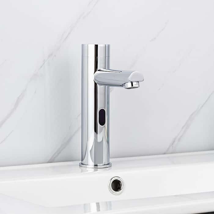 Chrome deck mounted hands free bathroom tap - B250 14 01 1 - 2