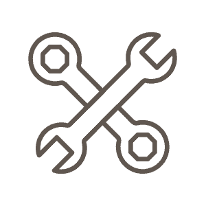 easy installation complete accessories icon