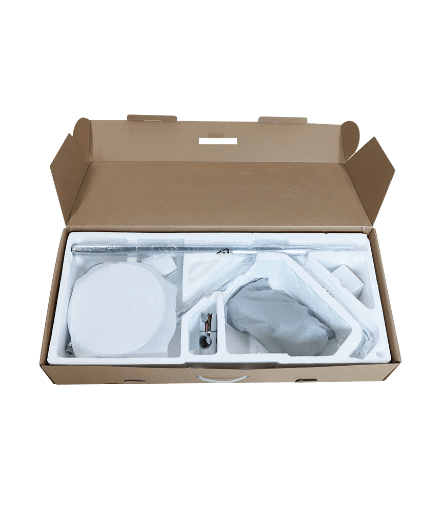 exposed shower packing – polyfoam board – 1 exposed shower packing - polyfoam board - 1