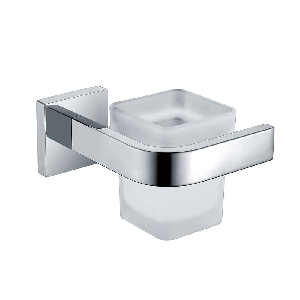 Stainless steel wall mounted tumbler holder - A023 07 01 2 - chrome