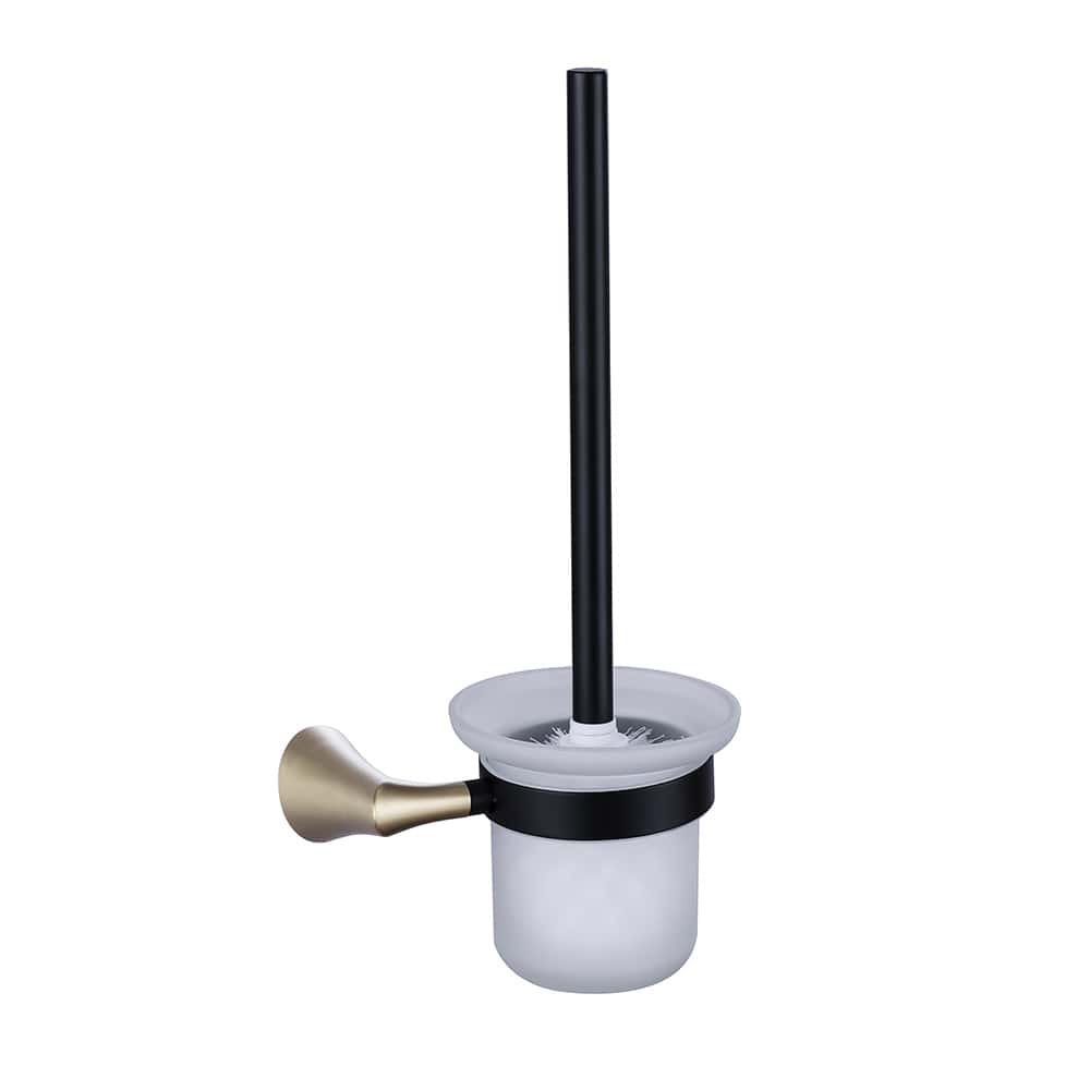 Stainless steel black and gold brush holder - A146 09 47 2