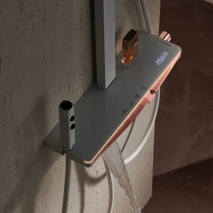 Luxury 4-Way Shower Column with Digital Display - SO830A 14 - Image 4