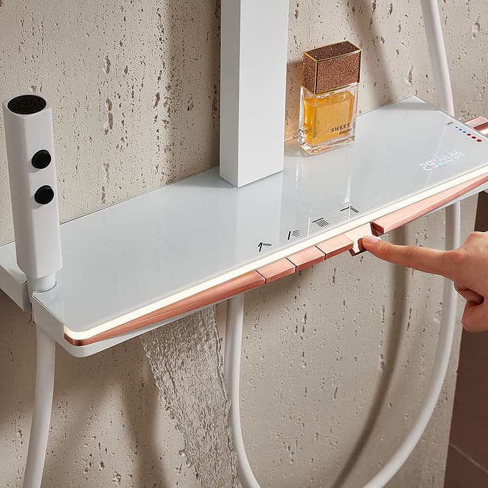 Luxury 4-Way Shower Column with Digital Display - SO830A 14 - Image 2