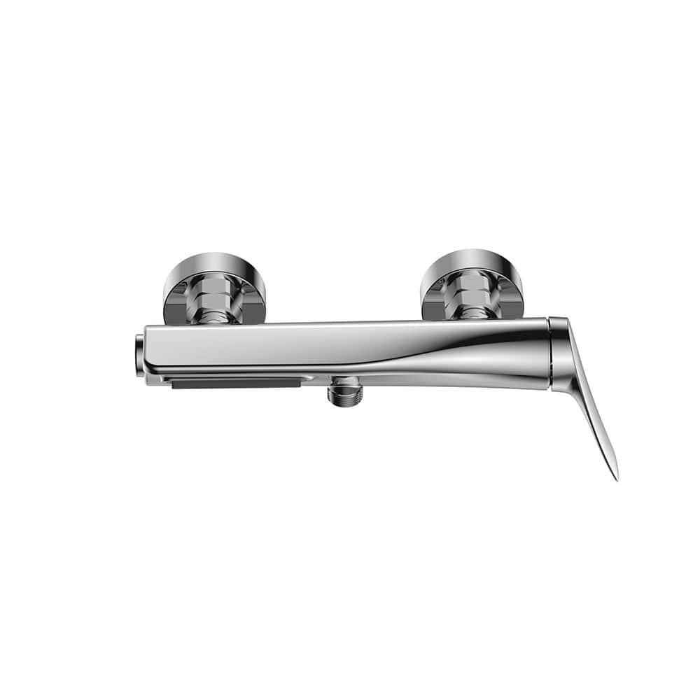 Chrome exposed shower mixer with tub spout - SO025 12