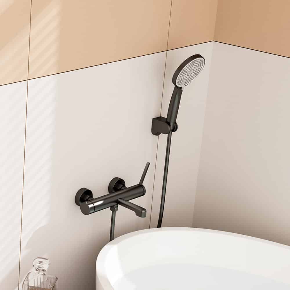 Exposed 2 way shower system with tub spout - SO098A 12