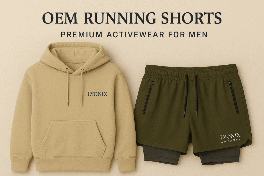 Custom Cotton Hoodie & OEM Running Shorts: Build Your Own Activewear Brand