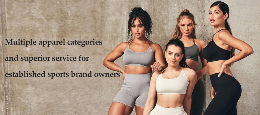 Custom yoga wear set for women, designed and manufactured by Lyonix Apparel