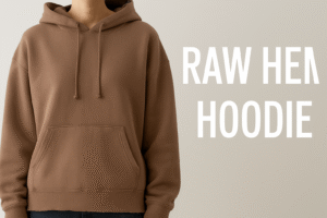 Raw Hem Hoodie