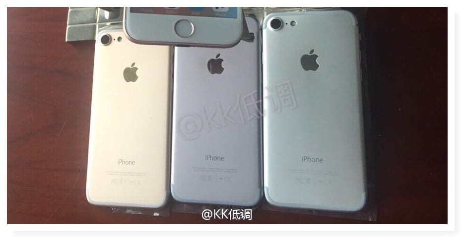 Tveksamma uppgifter om iPhone 7s färger