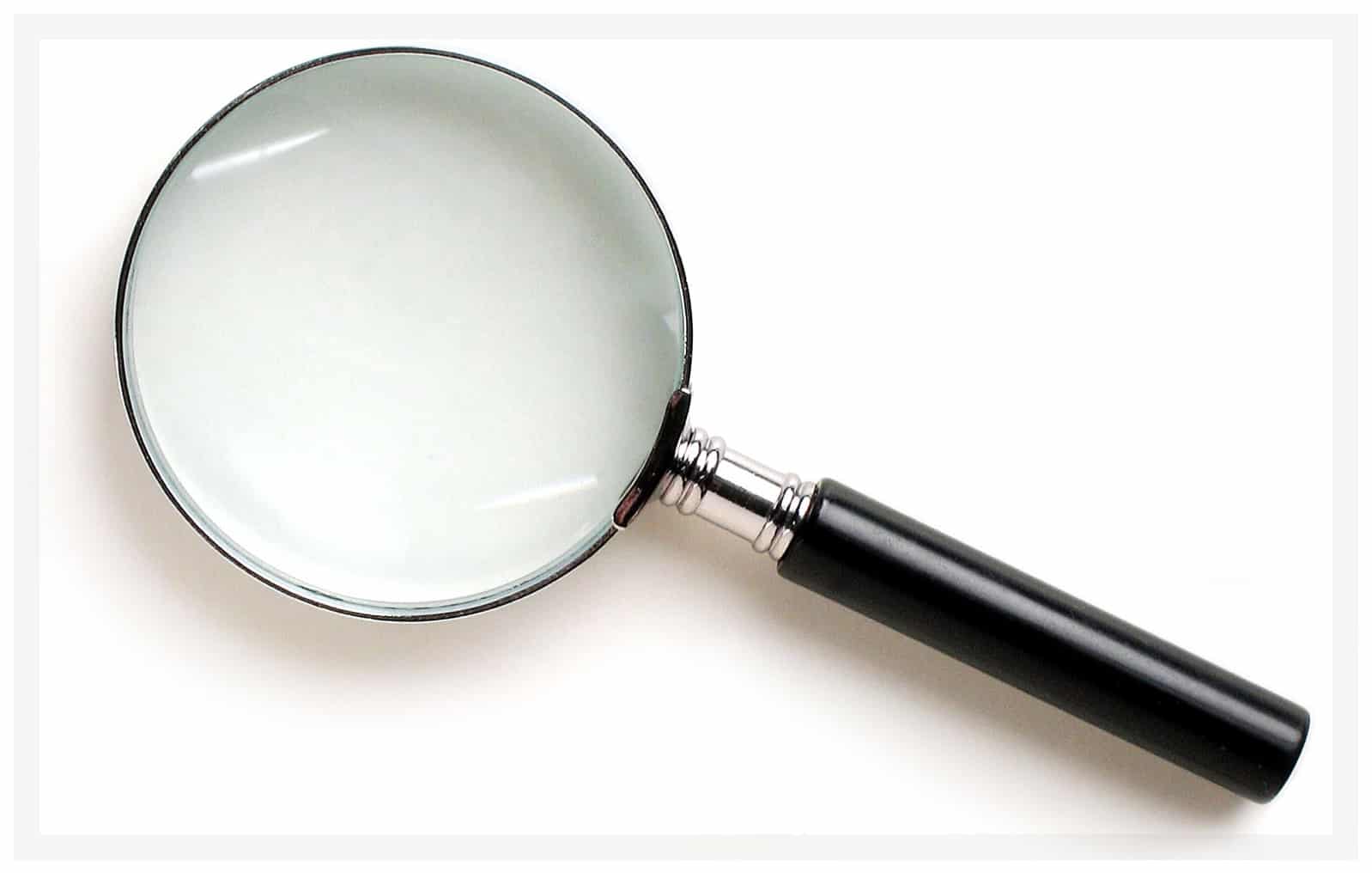 Du har ett förstoringsglas i din iPhone