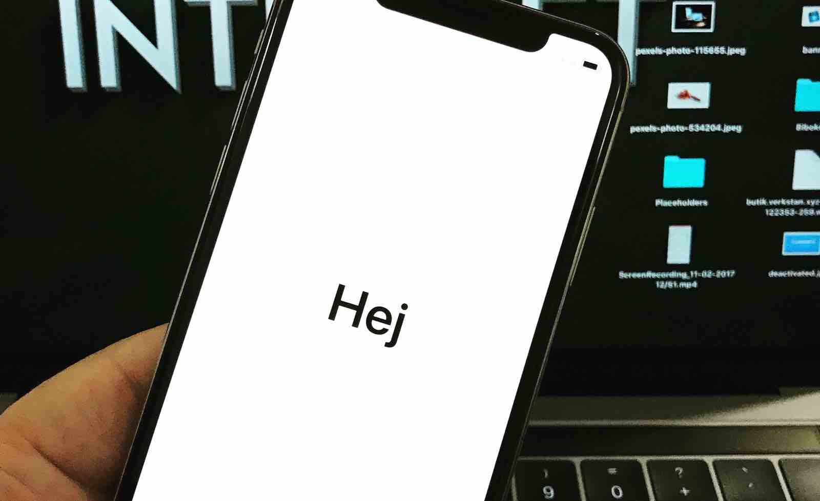 Visning av batteri i procent i din iPhone X