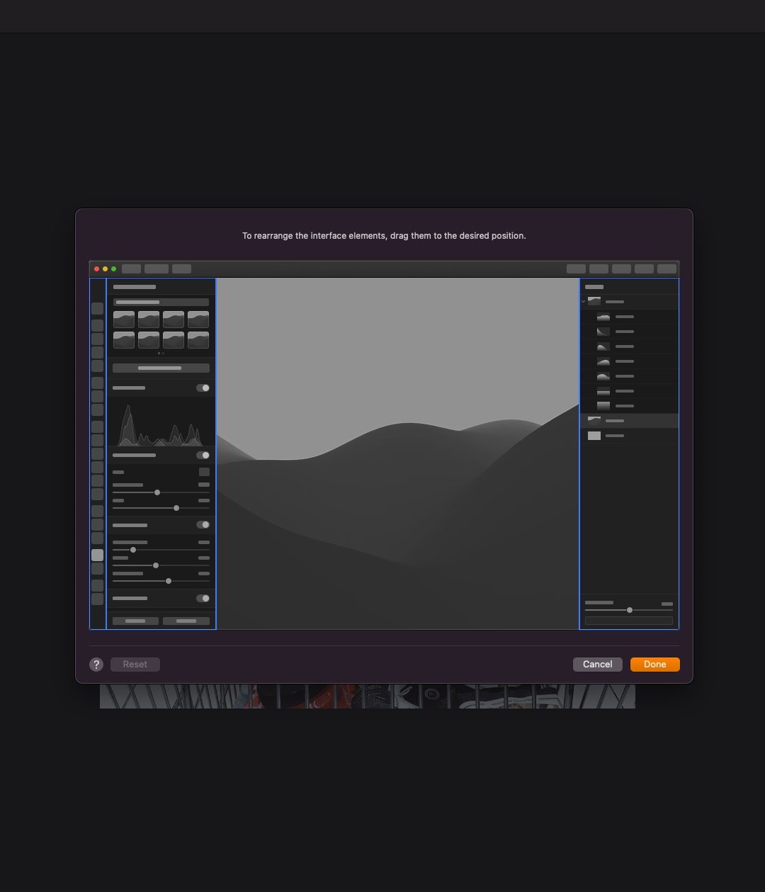 Så får du ordning på verktygen i Pixelmator Pro