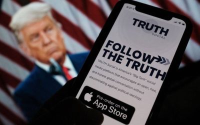 Trumps fria, öppna ocensurerade Truth Social visar sig inte vara särskilt fri