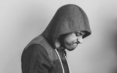 Man in Black Hoodie