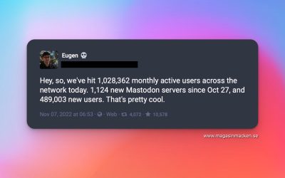 Mastodon vs Twitter – detta är David mot Goliat och alla vet hur den historien slutade