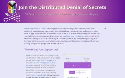 Ge bort en julklapp – stöd DDos Secrets