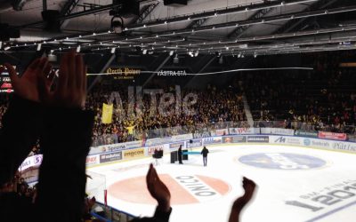 Så har pajkastningen brutit ut bland cykloperna – det är slutspel i ishockey
