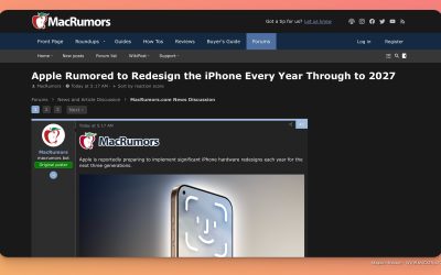 MacRumors kokar soppa på en spik och hittar på rena dumheter