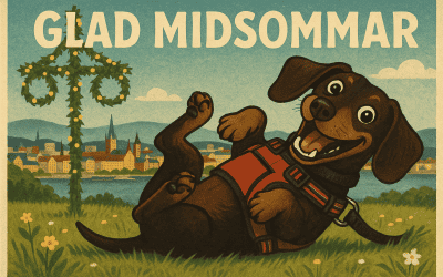 Puck och jag önskar er alla en riktigt Glad midsommar!