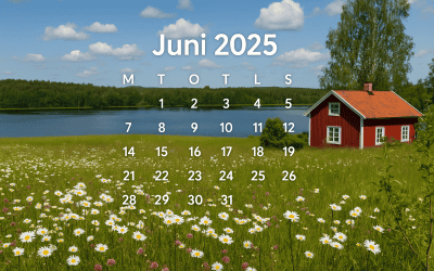 Här är juni månads bakgrundsbild – svensk sommar för din Mac och iPad