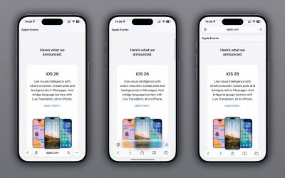 Apple har lärt sig – erbjuder olika utseenden i mobila Safari