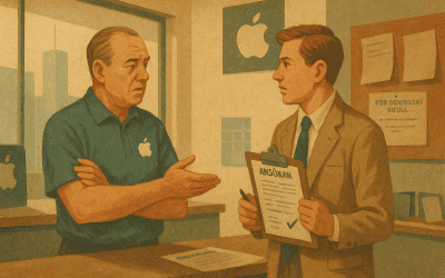Apple frias i arbetstvist vid butik på World Trade Center