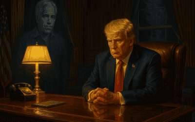 Födelsedagsbrev, domstolsdokument och hårda medieangrepp – därför vägrar Epstein-affären släppa Trump