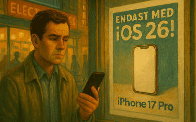 Har du en äldre iPhone? Då är iOS 26 mest kosmetika