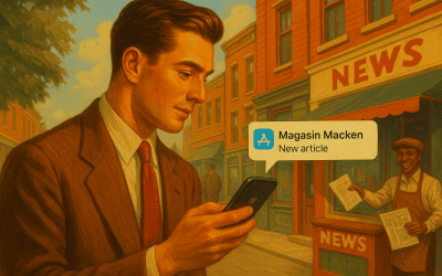 Magasin Macken: Få nyheterna direkt med pushnotiser