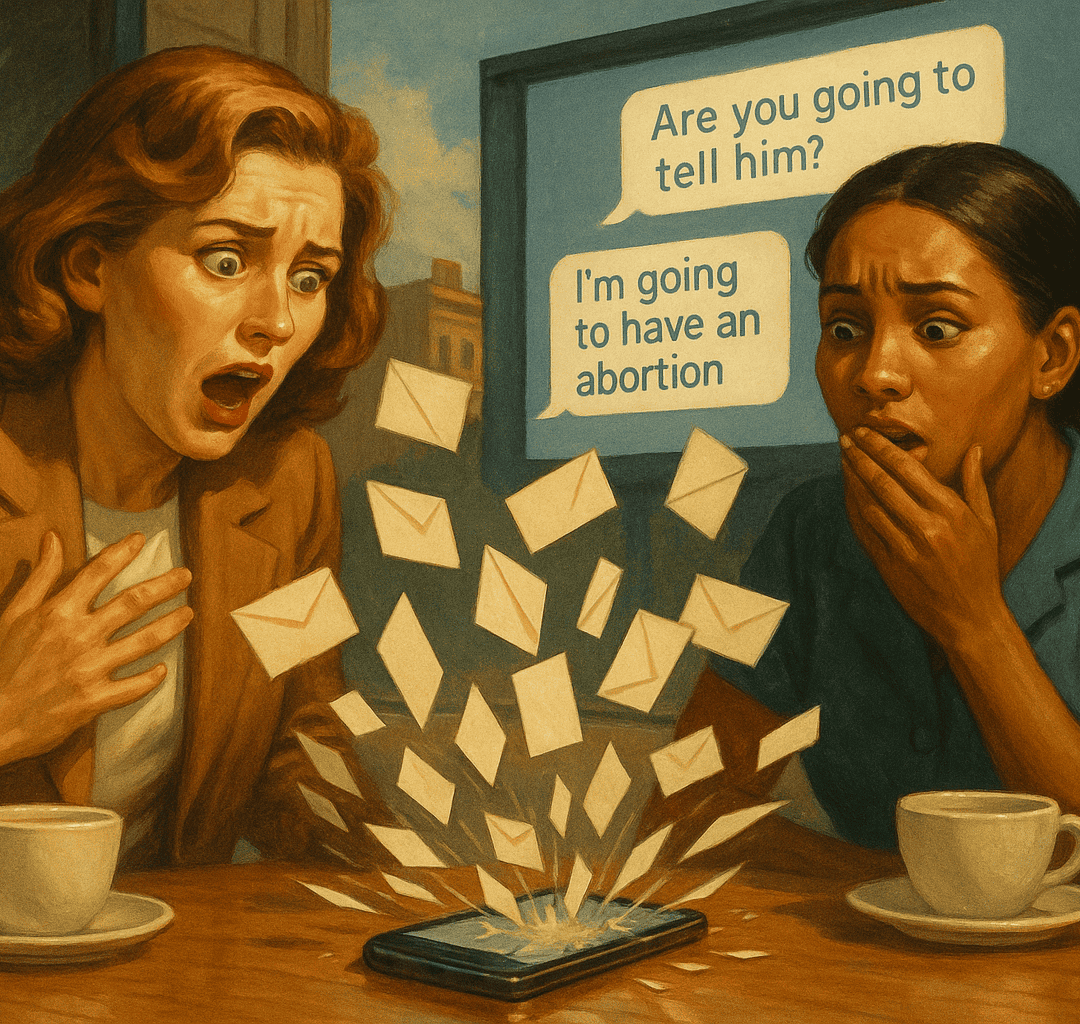 Kvinnors privata meddelanden om otrohet och abort från dejtingapp sprids öppet