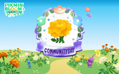 Big Flowers blir ringblommor – Community Day målar världen i oktober