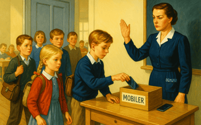Regeringen inför mobilförbud i grundskolan från 2026