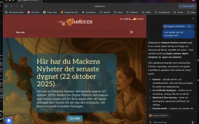 Macken testar: OpenAI utmanar Chrome – ChatGPT flyttar in i webbläsaren