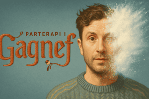 Fönsterbild av man med delar av ansiktet förlorat till försvinnande pulver, avkopplande och innovativ miljö, perfekt för modern inredning, tydligt fokus på kreativitet och design.